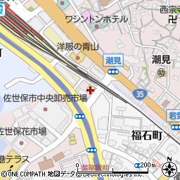 長崎県佐世保市干尽町23周辺の地図