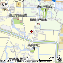 福岡県柳川市三橋町垂見556周辺の地図