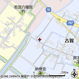 福岡県柳川市古賀62-2周辺の地図