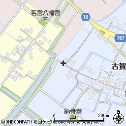 福岡県柳川市古賀71周辺の地図