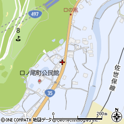 長崎県佐世保市口の尾町132周辺の地図