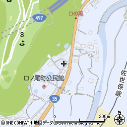 長崎県佐世保市口の尾町221周辺の地図
