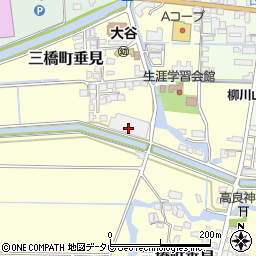 福岡県柳川市三橋町垂見55周辺の地図