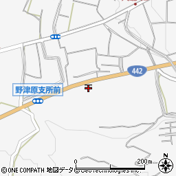野津原郵便局周辺の地図