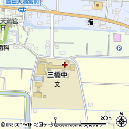 福岡県柳川市三橋町垂見580周辺の地図