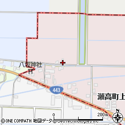 福岡県みやま市瀬高町上庄877-2周辺の地図