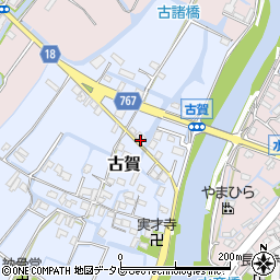 福岡県柳川市古賀47周辺の地図