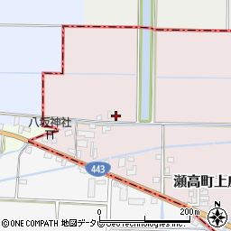 福岡県みやま市瀬高町上庄889-3周辺の地図