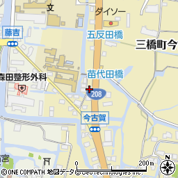 銀の虎美容室柳川店周辺の地図