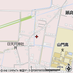 福岡県みやま市瀬高町上庄1309周辺の地図