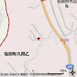 佐賀県嬉野市塩田町大字久間乙3630周辺の地図