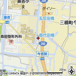 福岡県柳川市三橋町今古賀156周辺の地図
