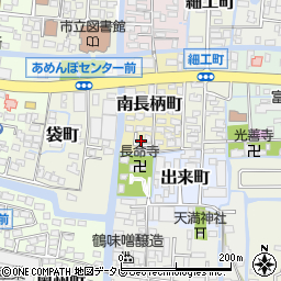福岡県柳川市南長柄町1周辺の地図