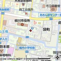 西日本新聞エリアセンター三橋周辺の地図