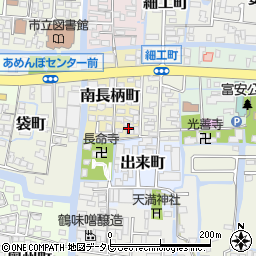 福岡県柳川市南長柄町46周辺の地図