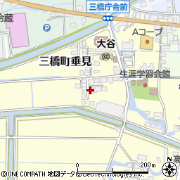 福岡県柳川市三橋町垂見76周辺の地図
