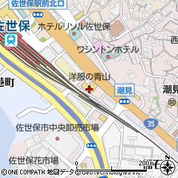 長崎県佐世保市潮見町1-9周辺の地図