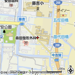 福岡県柳川市三橋町今古賀168周辺の地図