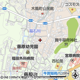 長崎県佐世保市木風町4周辺の地図