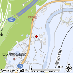 長崎県佐世保市口の尾町185-2周辺の地図