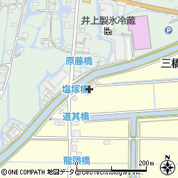 福岡県柳川市三橋町垂見115周辺の地図