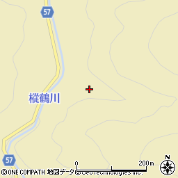 福岡県八女市矢部村北矢部周辺の地図