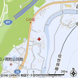 長崎県佐世保市口の尾町188周辺の地図