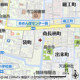 福岡有明海漁連　柳川支所周辺の地図