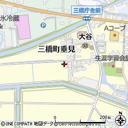 福岡県柳川市三橋町垂見80周辺の地図