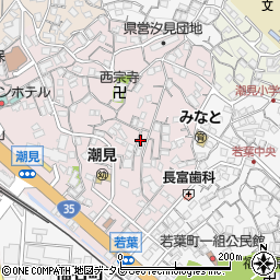 長崎県佐世保市潮見町周辺の地図