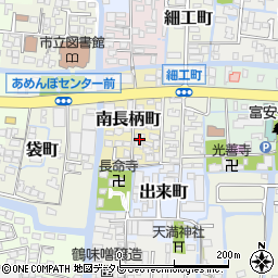 福岡県柳川市南長柄町43周辺の地図