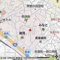 長崎県佐世保市潮見町周辺の地図