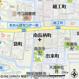 福岡県柳川市南長柄町9周辺の地図