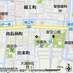 柳川市役所　柳河ふれあいセンター周辺の地図