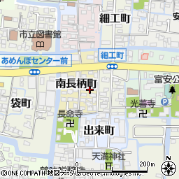 福岡県柳川市南長柄町38周辺の地図