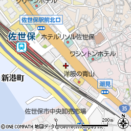 横浜屋　佐世保工房周辺の地図