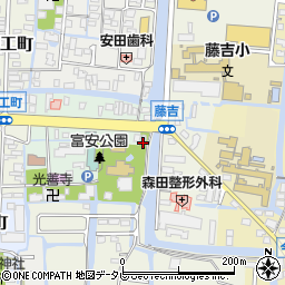 福岡県柳川市新町57周辺の地図