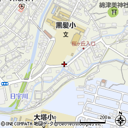 ハイツ弐番館周辺の地図