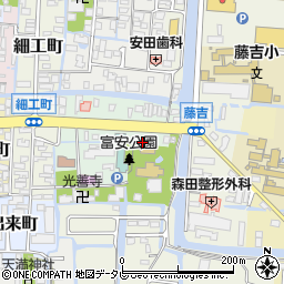 福岡県柳川市新町22周辺の地図