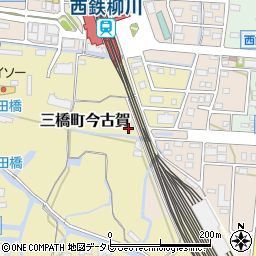 福岡県柳川市三橋町今古賀237-2周辺の地図