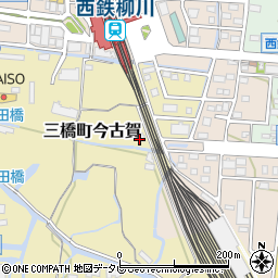 福岡県柳川市三橋町今古賀237周辺の地図