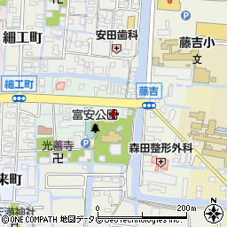 福岡県柳川市新町25周辺の地図