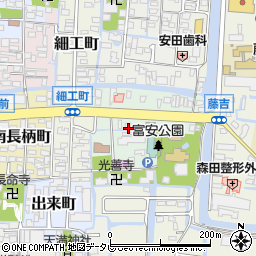 福岡県柳川市新町11周辺の地図