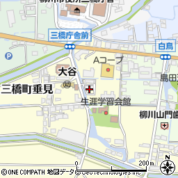 福岡県柳川市三橋町垂見19周辺の地図