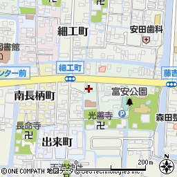 福岡県柳川市新町2周辺の地図
