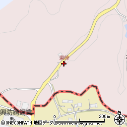 東峠周辺の地図