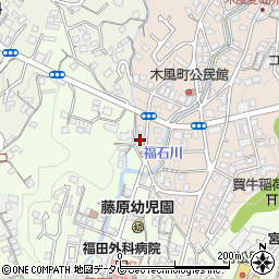 長崎県佐世保市木風町1周辺の地図