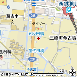 福岡県柳川市三橋町今古賀191周辺の地図