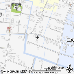 佐賀県杵島郡白石町一の篭697周辺の地図