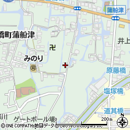 福岡県柳川市三橋町蒲船津1279周辺の地図
